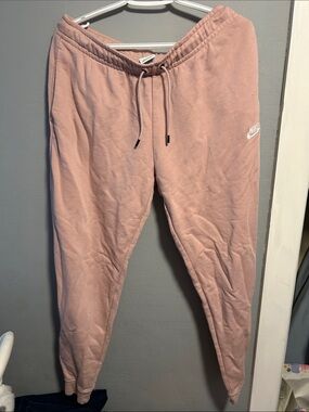 Nike' Pink Fleece Joggers